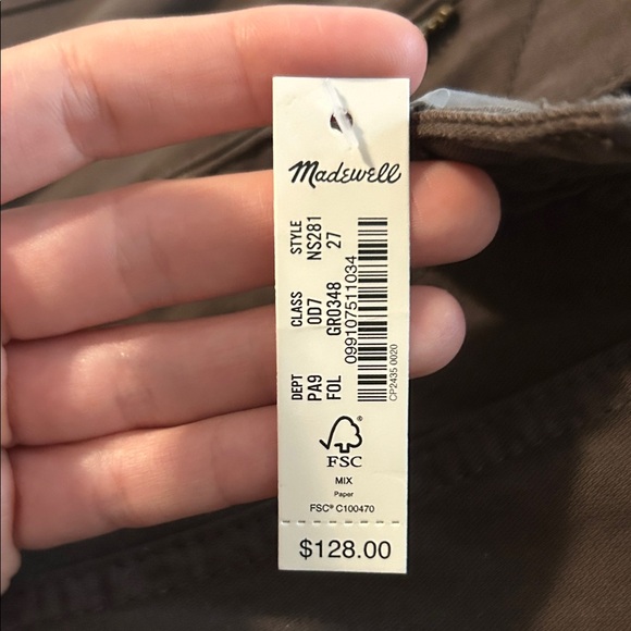 Madewell- Women’s Low-Slung Baggy Pants - Picture 3 of 3